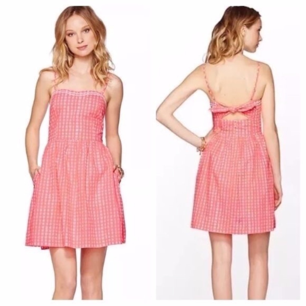 Lilly Pulitzer Bethany Dress- Yummy Melon Gingham
